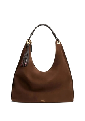 Tommy Hilfiger zip-fastening tassel-detail shoulder bag - Brown
