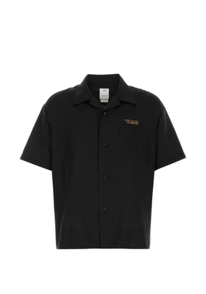 visvim embroidered shirt - Black