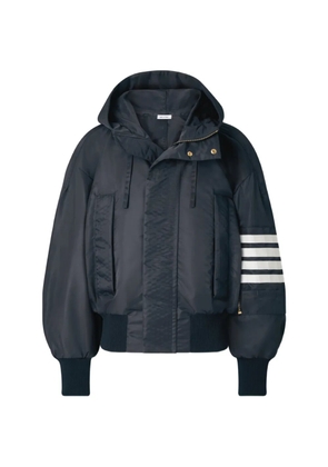 Thom Browne 4-Bar hooded jacket - Blue