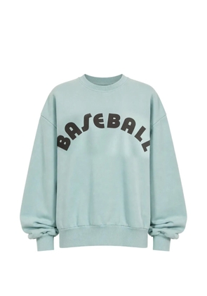 Fear Of God graphic-print raglan-sleeve sweater - Blue