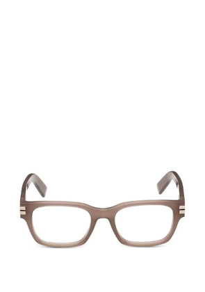 Zegna rectangle-frame glasses - Brown