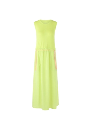 MARCCAIN drawstring-waist sleeveless midi dress - Green