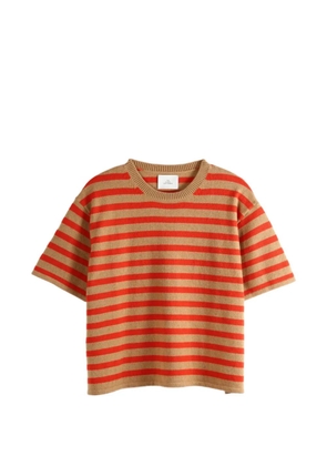 The Elder Statesman Scout striped T-shirt - Brown