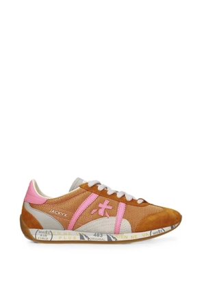 Premiata Jackyxd logo-patch sneakers - Brown