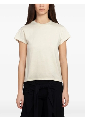Beaufille cut-out short-sleeve T-shirt - Neutrals