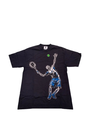 Warren Lotas Prince Tennis logo-print T-shirt - Black