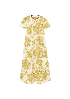La DoubleJ sporty swing dress - Neutrals