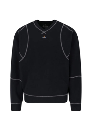 Vivienne Westwood Pourpoint contrast-stitch sweater - Black