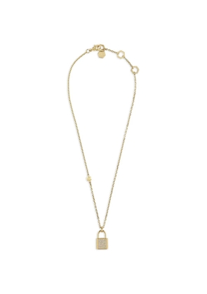 Philipp Plein Valentine padlock necklace - Gold