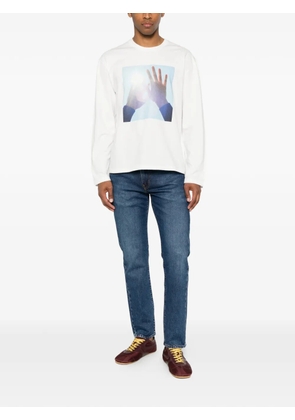 Levi's 502 Taper logo-patch jeans - Blue