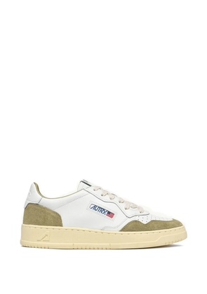Autry Medalist panelled leather sneakers - White