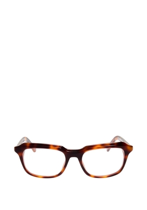 Jacquemus Citta geometric-frame glasses - Brown