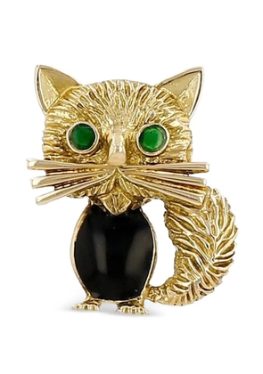 Van Cleef & Arpels 1980s cat brooch - Gold
