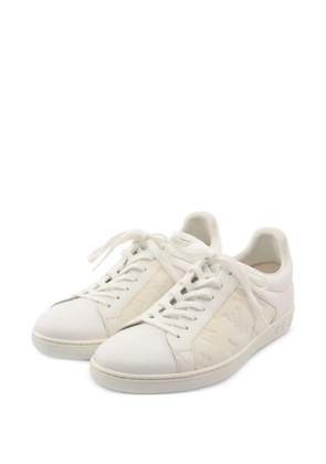 Louis Vuitton Pre-Owned 2020 Luxembourg grain sneakers - White