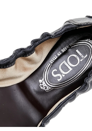 Tod's Vintage leather ballet flats - Grey