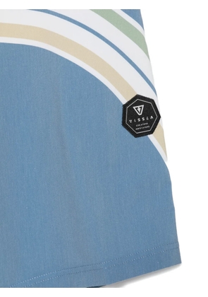 VISSLA Latitude striped swim shorts - Blue