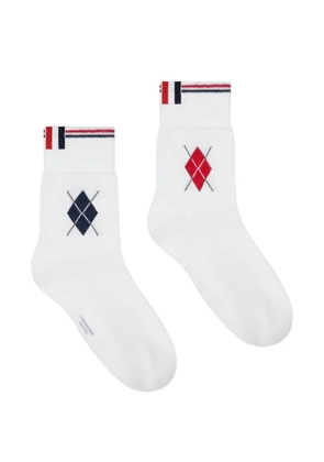 Thom Browne ankle-length socks - White