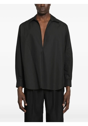 ssstein Suvin-cotton oversized shirt - Black