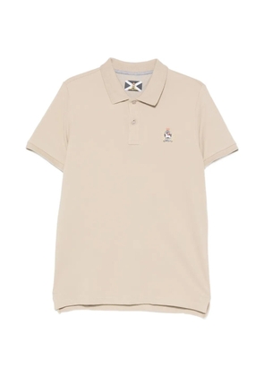 Johnny Lambs logo-embroidered polo shirt - Neutrals