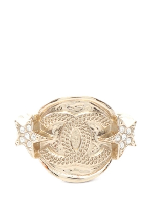 CHANEL Pre-Owned 1986-1988 star-motif ring - Gold