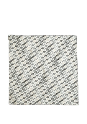 CHANEL Pre-Owned monogram pattern scarf - White