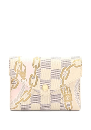 Louis Vuitton Pre-Owned 2021s Damier Azur Victorine wallet - Neutrals