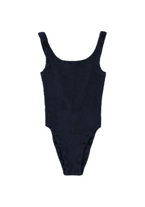 MC2 Saint Barth Lora crinkle-texture swimsuit - Blue