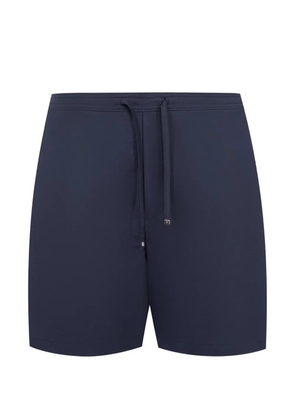 LOEWE Anagram-embroidered drawstring shorts - Blue
