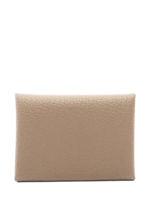 Hermès Pre-Owned 2024 Calviduo coin purse - Neutrals