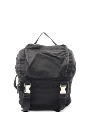 Prada Pre-Owned 2000s buckle-fastening backpack - Black