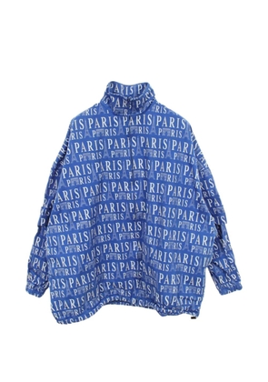 Balenciaga Pre-Owned 2000s logo-pattern jacket - Blue