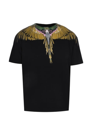 COUNTY OF MILAN Wings-print T-shirt - Black