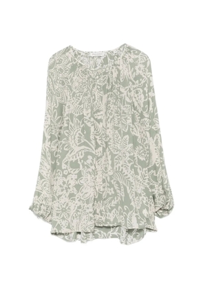 Marc O'Polo floral-print long-sleeve shirt - Green