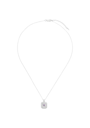 Missoma Birthstone amethyst star-pendant necklace - Silver