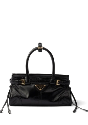 Prada Bonnie leather mini handbag - Black
