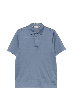 Canali short-sleeve polo shirt - Blue