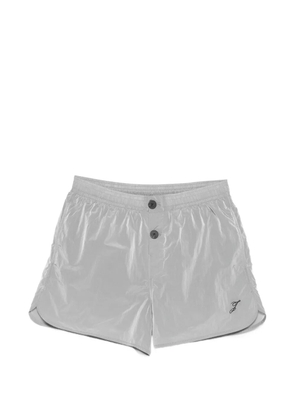 Jacquemus logo-embroidered swim shorts - Grey