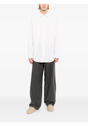 Fear Of God concealed-placket curved-hem shirt - Neutrals