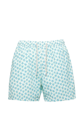 MC2 Saint Barth Lighting Micro starfish-print swim shorts - White