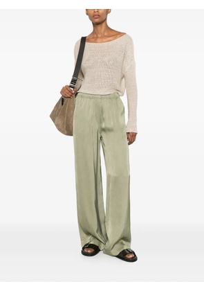 Christian Wijnants Pitola elasticated wide-leg trousers - Green