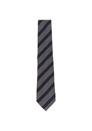 Tagliatore diagonal-stripe tie - Blue