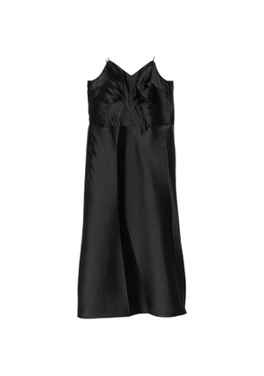 CALVIN KLEIN COLLECTION Fia panelled spaghetti-strap midi dress - Black