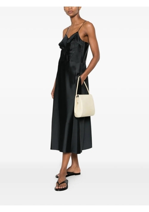 CALVIN KLEIN COLLECTION Fia panelled spaghetti-strap midi dress - Black