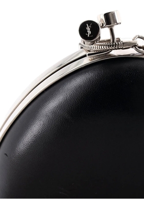 Saint Laurent Pre-Owned Love Heart Chain Box Leather Small clutch bag - Black