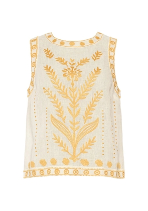 ERES Pulpeux embroidered top - Neutrals