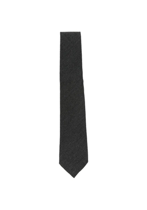 Tagliatore textured-finish tie - Grey