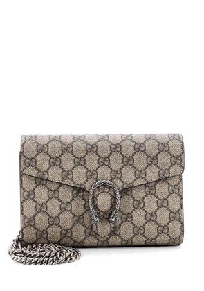 Gucci Pre-Owned Dionysus Chain Wallet GG Coated Canvas Small crossbody bag - Brown