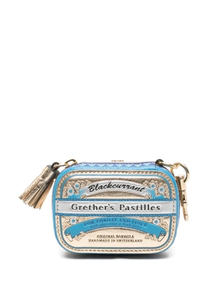 Anya Hindmarch leather wallet keychain - Gold