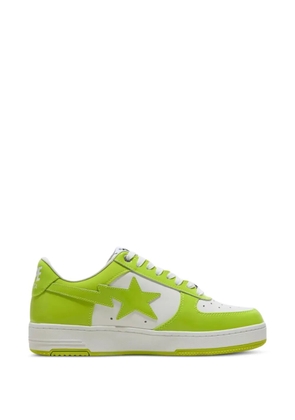 A BATHING APE® Bape Sta leather sneakers - Green