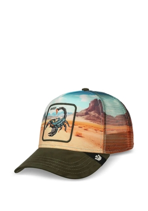 GOORIN BROS scorpion-patch mesh-panel trucker hat - Orange